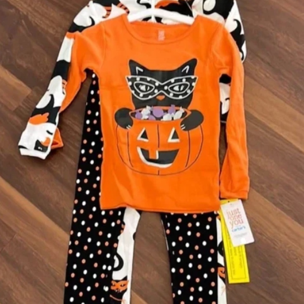 Just One You by Carter’s Halloween Pajama Set –  4 pieces‎ total Size 3T NWT